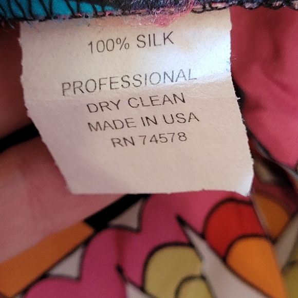 Caché Vintage 100% Silk 70s Style Party Dress From The 90s - Xs - Picture 5 of 6